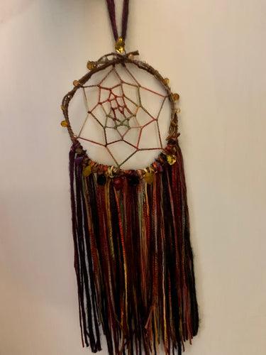 Purple & Gold Dream Catcher